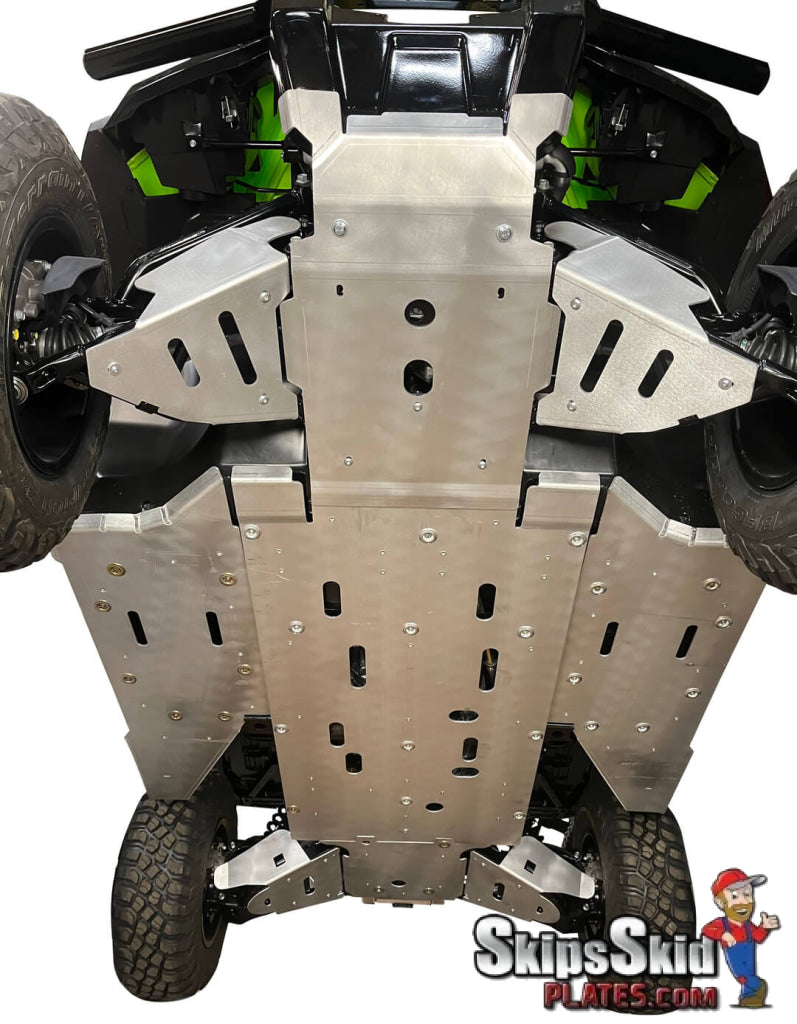 2022-2023 Honda Pioneer 1000/ 1000-5 Ricochet 9-Piece Complete Skid Plate Set in Aluminum or with UHMW ATV Skid Plates