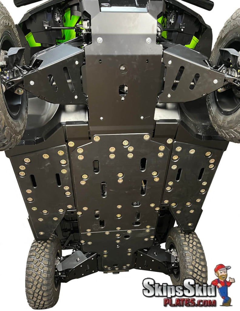 2022-2023 Honda Pioneer 1000/ 1000-5 Ricochet 9-Piece Complete Skid Plate Set in Aluminum or with UHMW ATV Skid Plates