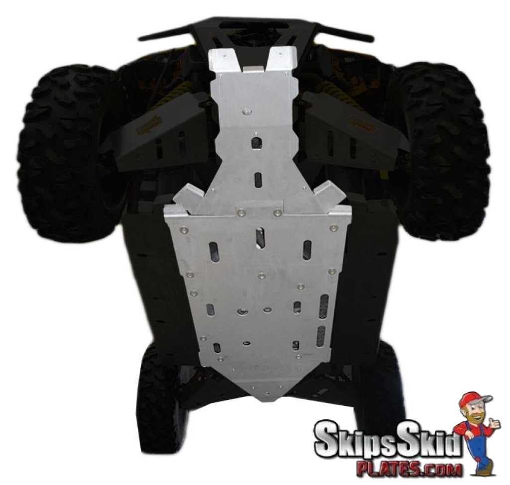 Can-Am Maverick MAX X-RS Ricochet 4-Piece Full Frame Skid Plate Set with 1/4 UHMW Layer UTV Skid Plates