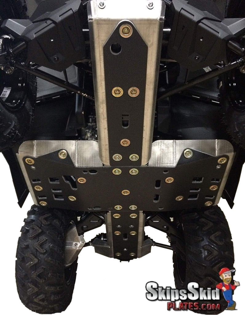 Can-Am Outlander 850 X-MR Ricochet 8-Piece Complete Aluminum Skid Plate Set ATV Skid Plates