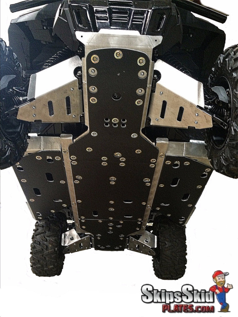 Honda Pioneer 1000 Ricochet 9-Piece Complete Skid Plate Set in Aluminum or with 1/4 UHMW Layer UTV Skid Plates