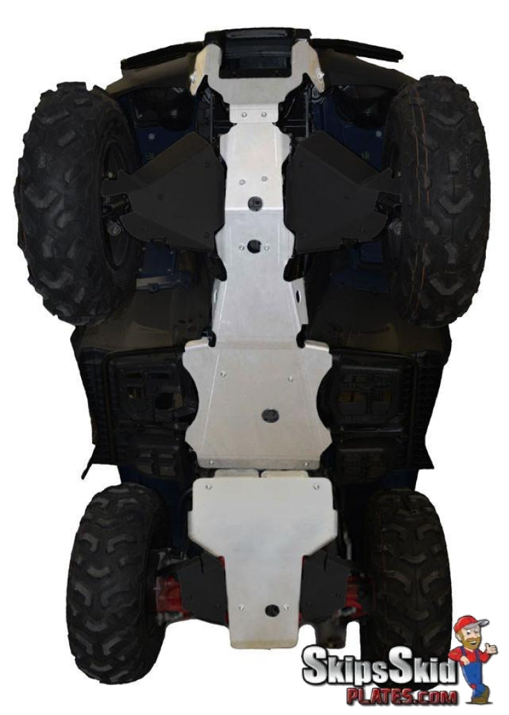 Honda TRX420 FourTrax Rancher (I.R.S) Ricochet 3-Piece Full Frame Skid Plate Set ATV Skid Plates