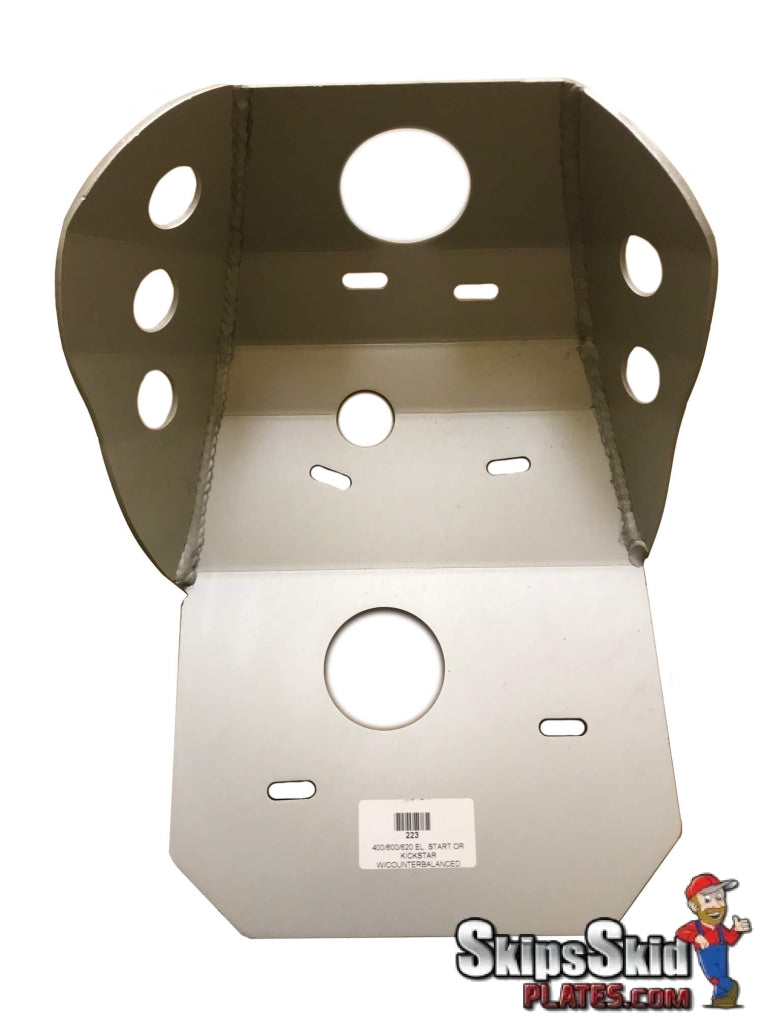 KTM 400/600/620 LC-4 Ricochet Aluminum Skid Plate Dirt Bike Skid Plates