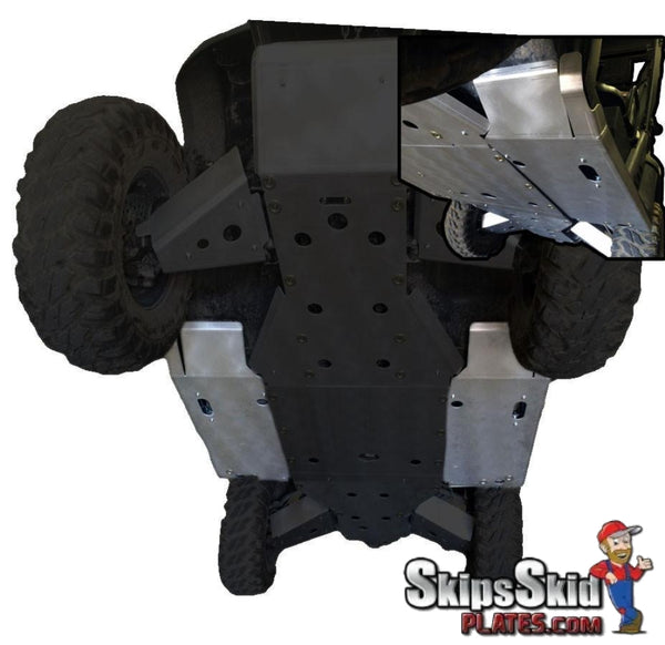 KYMCO UXV 700 Ricochet 2-Piece Floorboard Skids & Rock Sliders UTV Skid Plates