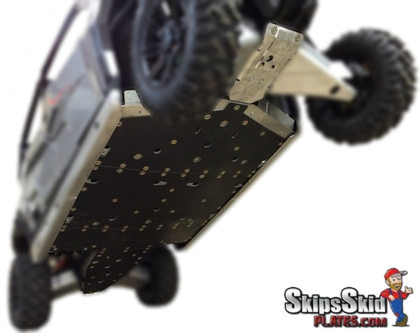 Polaris General-4 1000 Ricochet 5-Piece Full Frame Skid Plate Set with 1/4 UHMW Layer UTV Skid Plates