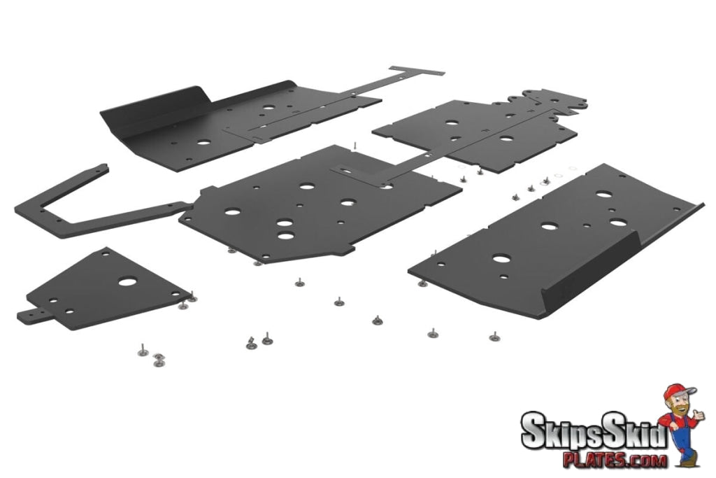 2020 Polaris Ranger 1000 UHMW Full Skid Plate with Integrated Rock Sliders