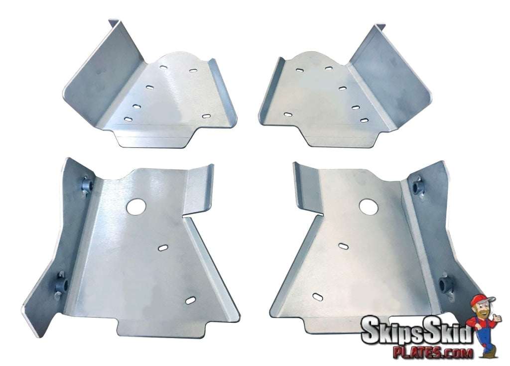 Suzuki King Quad 750 (also 450/500/700) Ricochet 4-Piece Aluminum A-Arm & CV Boot Guard Set ATV Skid Plates