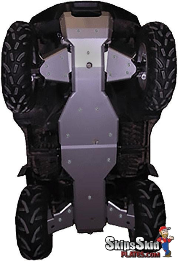 Suzuki King Quad 750 (also 450/500/700) Ricochet 7-Piece Complete Aluminum Skid Plate Set 2009-2016 ATV Skid Plates