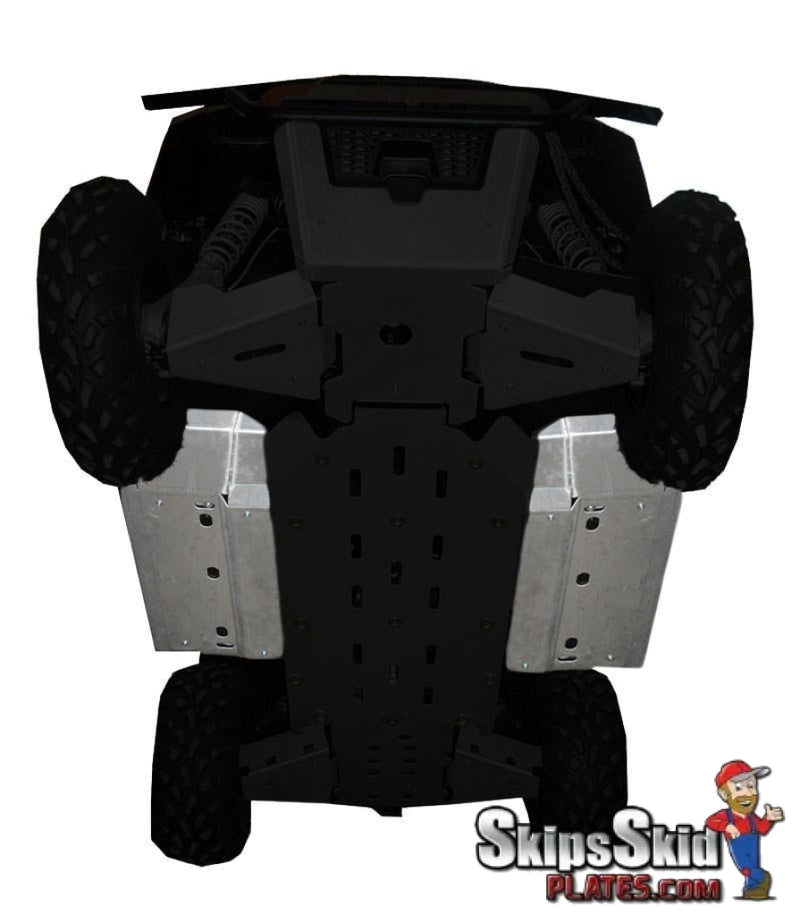 Polaris Ranger 800 Ricochet 2-Piece Rock Slider & Floor Board Skid Plate Set UTV Skid Plates