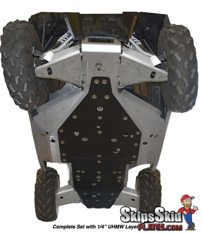 Polaris RZR-S 900 Ricochet 10-Piece Complete Aluminum Skid Plate Set UTV Skid Plates